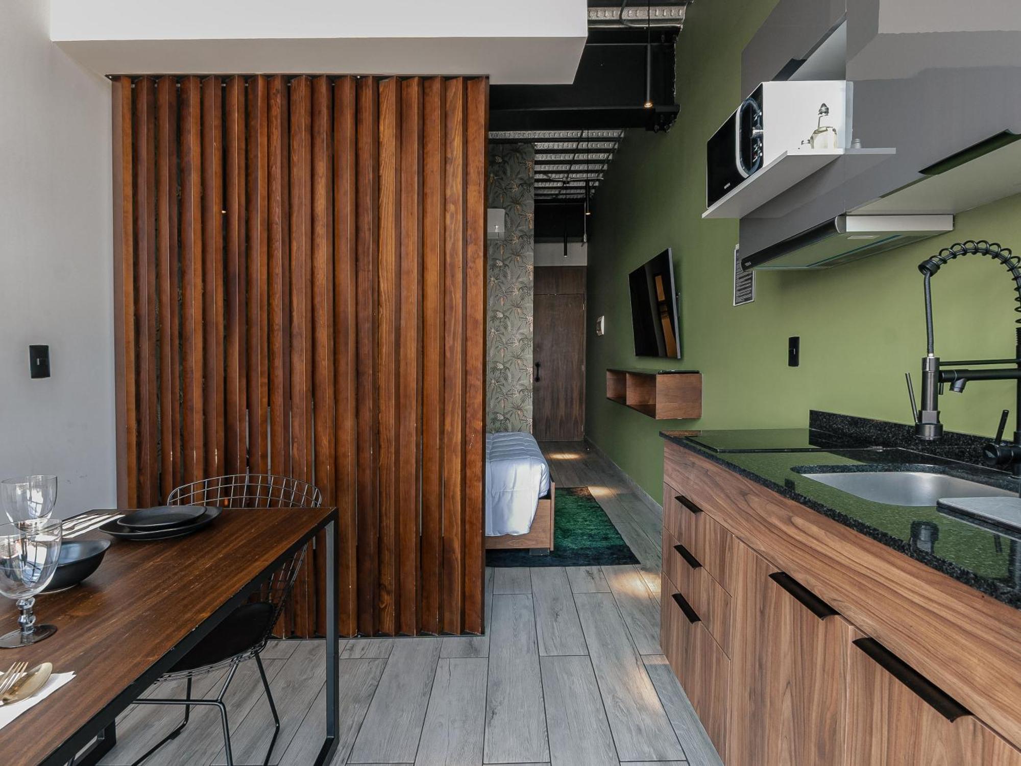The Jungle Loft Tropical Comfort In A Centric Location With Kitchen Мексико Сити Екстериор снимка